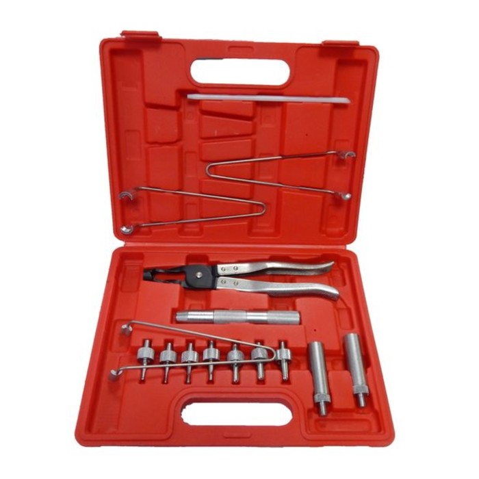 Набор для обслуживания клапанов ДВС Partner PA-NA1080, щипцы, адаптеры, 8 предметов