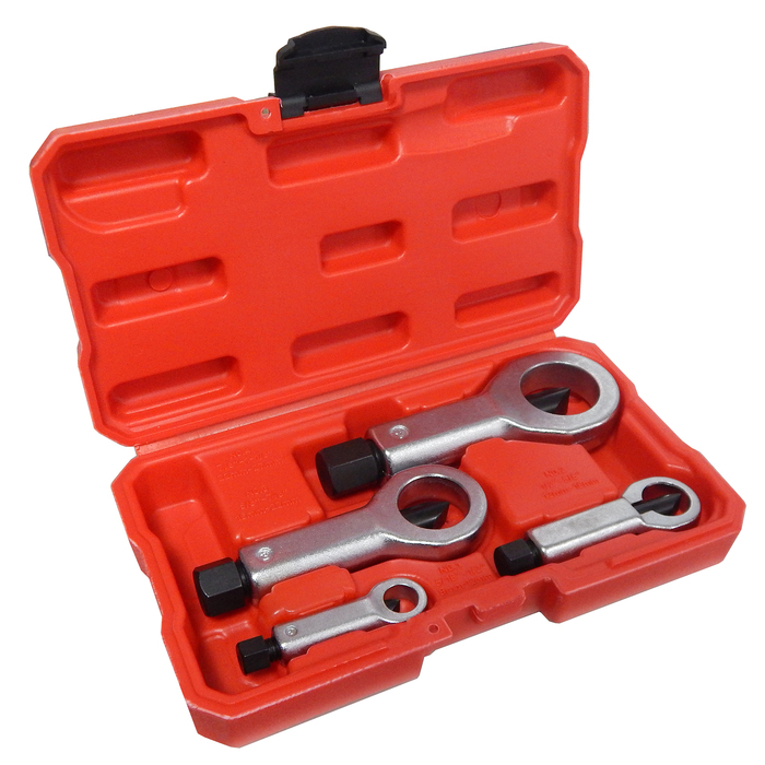 Набор гайколомов Partner PA-672, 9-12мм, 12-16мм, 16-22мм, 22-27мм, 4 предмета, кейс