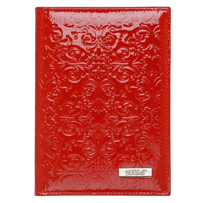 Бумажник для автодокументов, отдел для кредитных карт, 10 карманов,, цвет красный