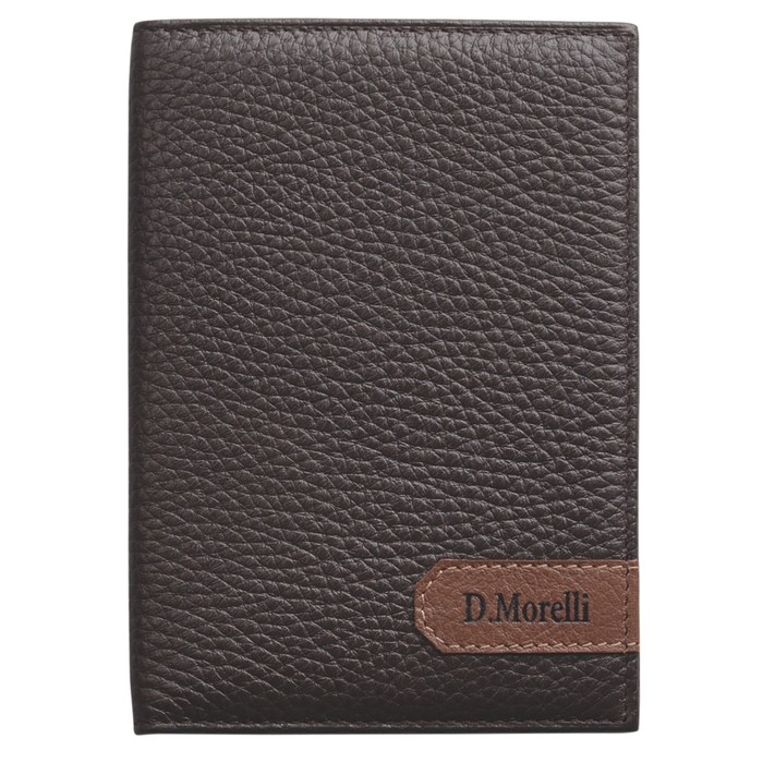 Обложка для паспорта, цвет коричневый