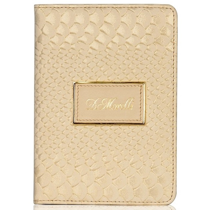 Бумажник для автодокументов, отдел для кредитных карт, 10 карманов,, цвет золотой