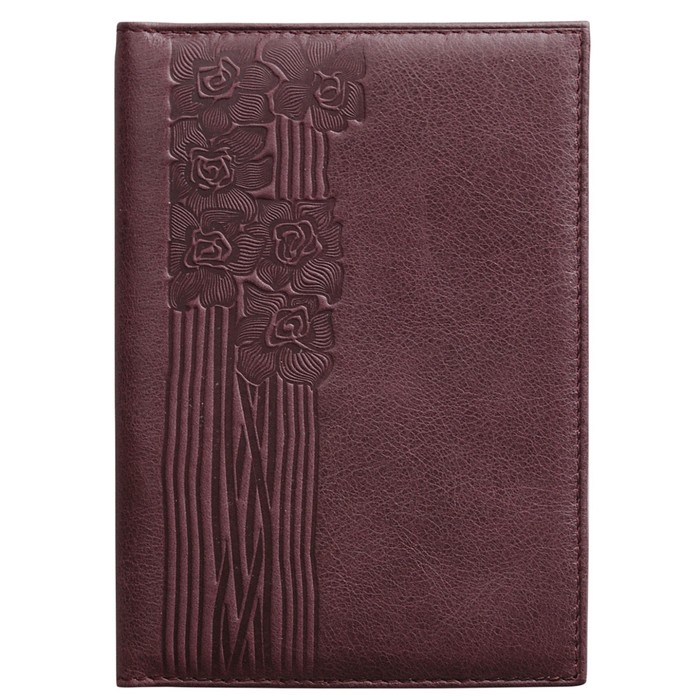 Бумажник для автодокументов, отдел для кредитных карт, 10 карманов,, цвет бордовый