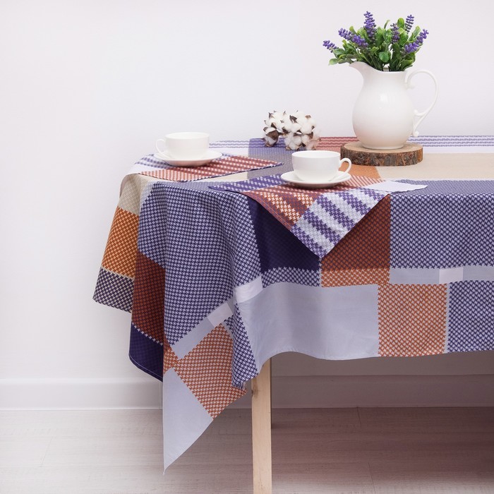 Скатерть "Итон" 140х140 см,салфетка 30х30 см(6шт)