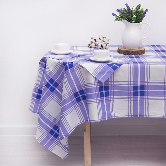 Скатерть "Оксфорд" 140х140 см,салфетка 30х30 см(6шт)