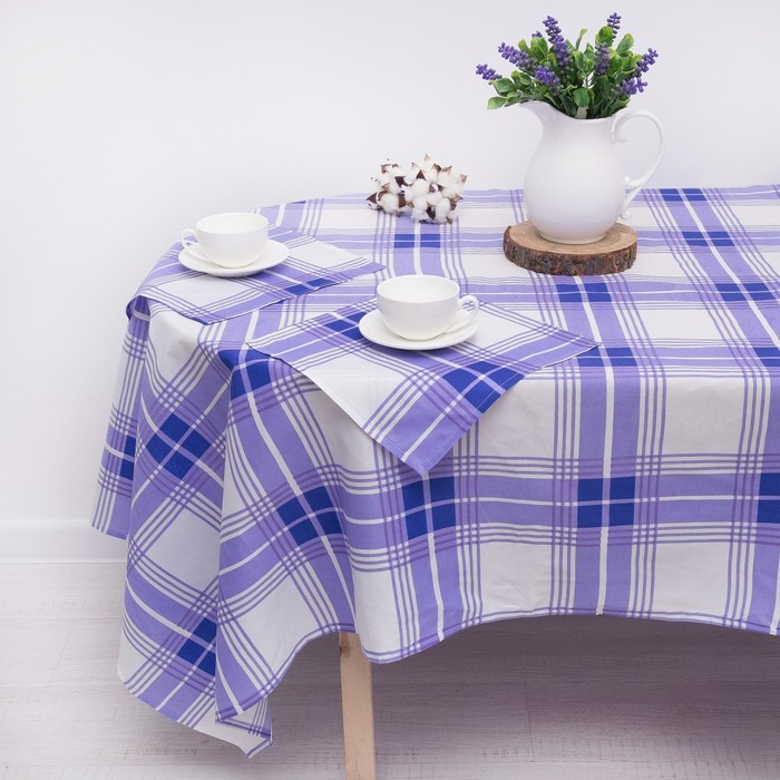 Скатерть "Оксфорд" 140х220 см,салфетка 30х30 см(6шт)