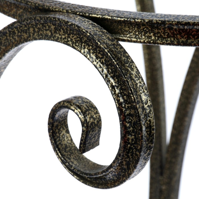 Подставка для цветов напольная "Двойная", цвет бронза 870х520х285мм УЦЕНКА нет присосок