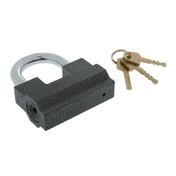 Замок навесной &quot;АЛЛЮР&quot; ВС2-7С, дужка d=12 мм, 3 ключа с двойной нарезкой, цвет антик УЦЕНКА