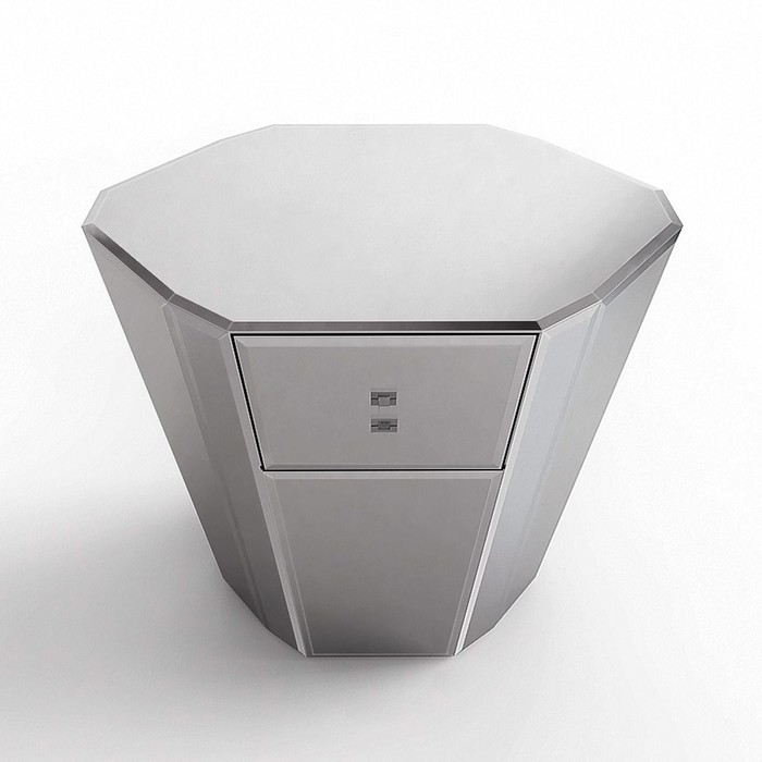 Тумба зеркальная, 4 мм, фацет 10 мм, корпус МДФ 16 мм, арт_88