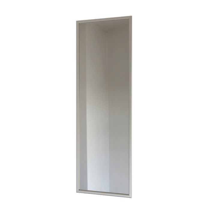 Зеркало в багете 50х150 см, 4 мм, рама пластик, серебристый, арт_90