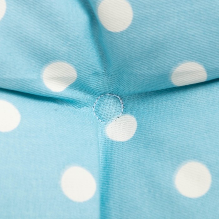 Подушка на стул набивная 05-810 40х40х8 см репс хл.100%, ПЭ 100%