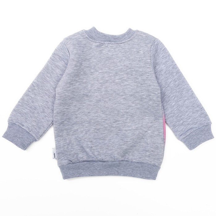 Джемпер для девочки, рост 80 см, цвет серый LR17-0276_М