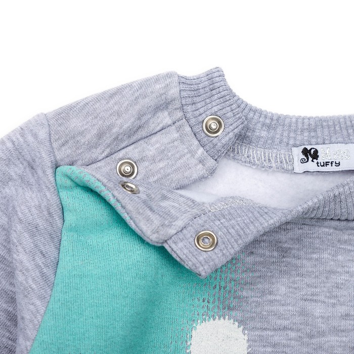 Джемпер для девочки, рост 80 см, цвет серый LR17-0276_М