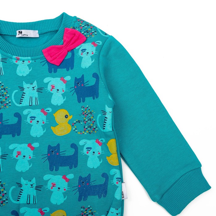 Джемпер для девочки, рост 74 см, цвет зелёный MR17-014_М