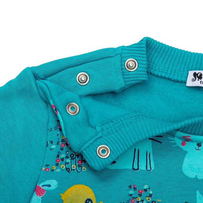 Джемпер для девочки, рост 74 см, цвет зелёный MR17-014_М