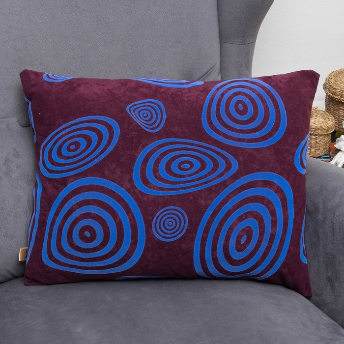 Подушка декоративная 04-974 MOJO ILLUSION ворсовая 47х37х15 см, флок, ПЭ, ПЭ 100%