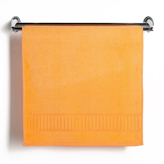 Полотенце махровое букле 50х90 см,380 г/м2,персик, 100% хлопок