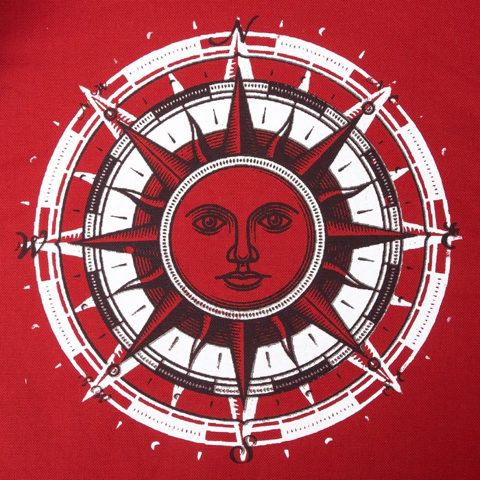 Подушка на стул Стороны света, 41х26х41 см, репс хл 100%, ппу