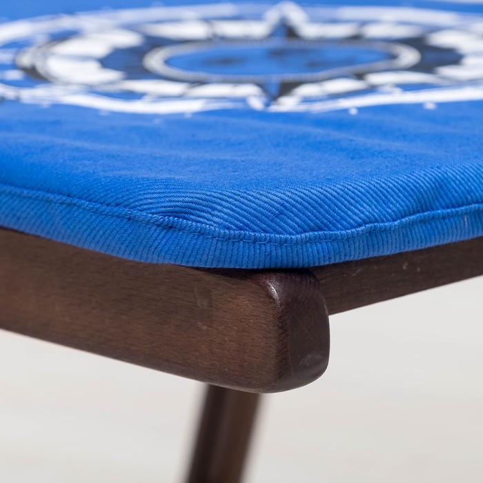 Подушка на стул Стороны света, 41х26х41 см, репс хл 100%, ппу