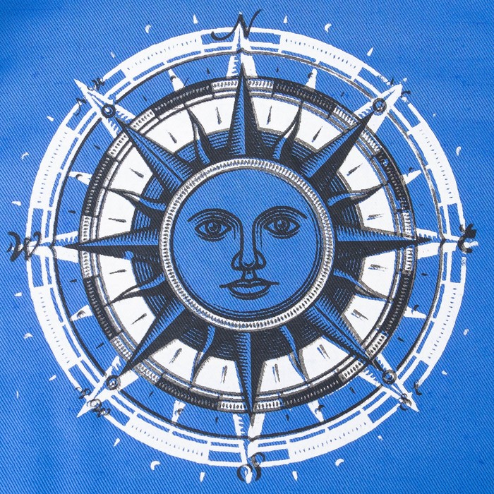 Подушка на стул Стороны света, 41х26х41 см, репс хл 100%, ппу