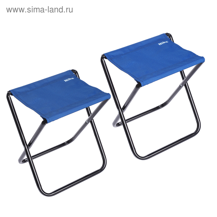 фото Набор стульев нпс, 34 x 30 x 37 см, синий, 2 шт. в сумке nika