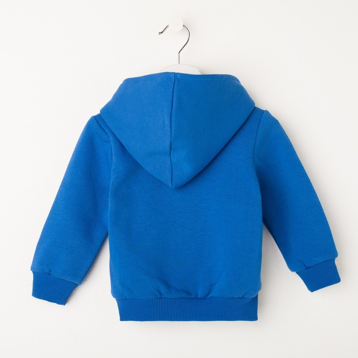 Джемпер для мальчика с капюшоном, рост 92 см, цвет синий G17-0576_М