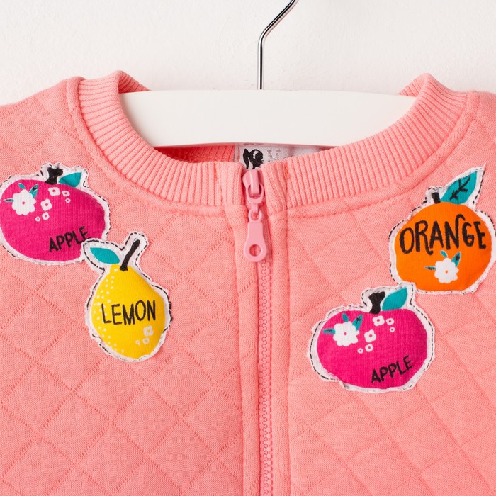 Кардиган для девочки, рост 92 см, цвет персиковый LR17-0358_М