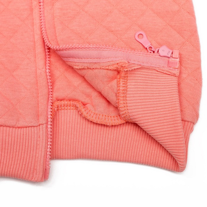 Кардиган для девочки, рост 92 см, цвет персиковый LR17-0358_М