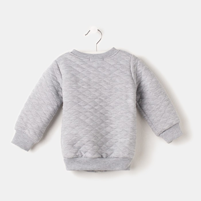 Кардиган для девочки, рост 86 см, цвет серый LR17-0358_М