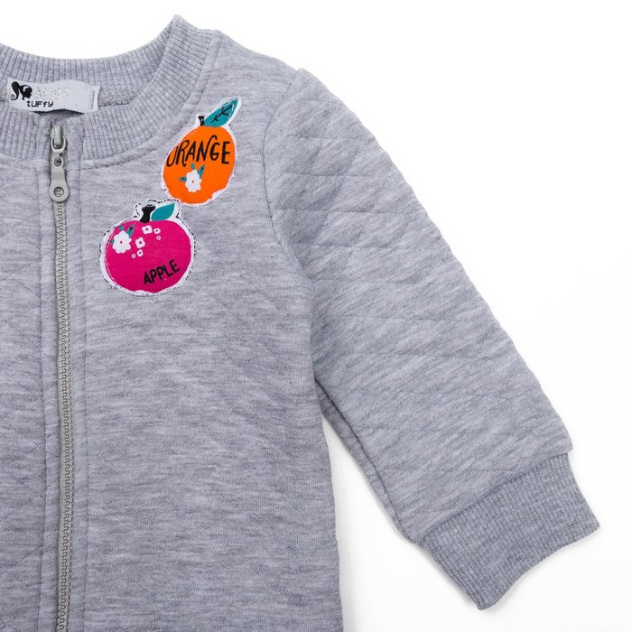 Кардиган для девочки, рост 86 см, цвет серый LR17-0358_М