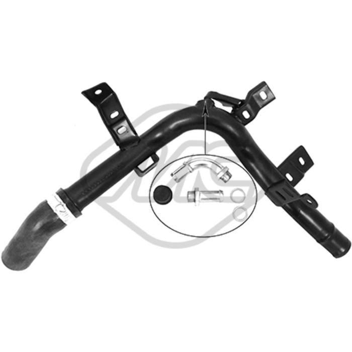 Патрубок METALCAUCHO 03222