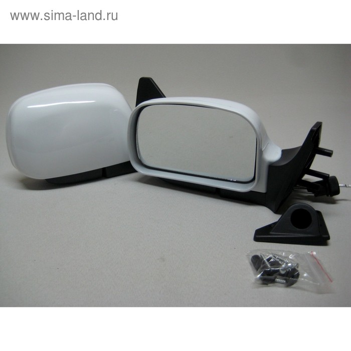 Зеркало боковое с регулировкой 3291-09, ВАЗ 2108-09, белое, 2 шт.
