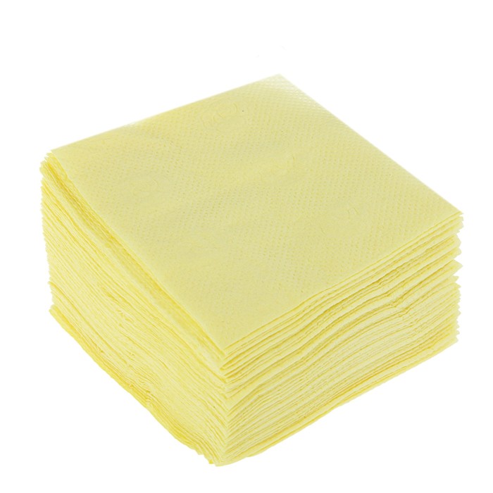 Салфетка пастель Лимонная, 24х24, 50 листов