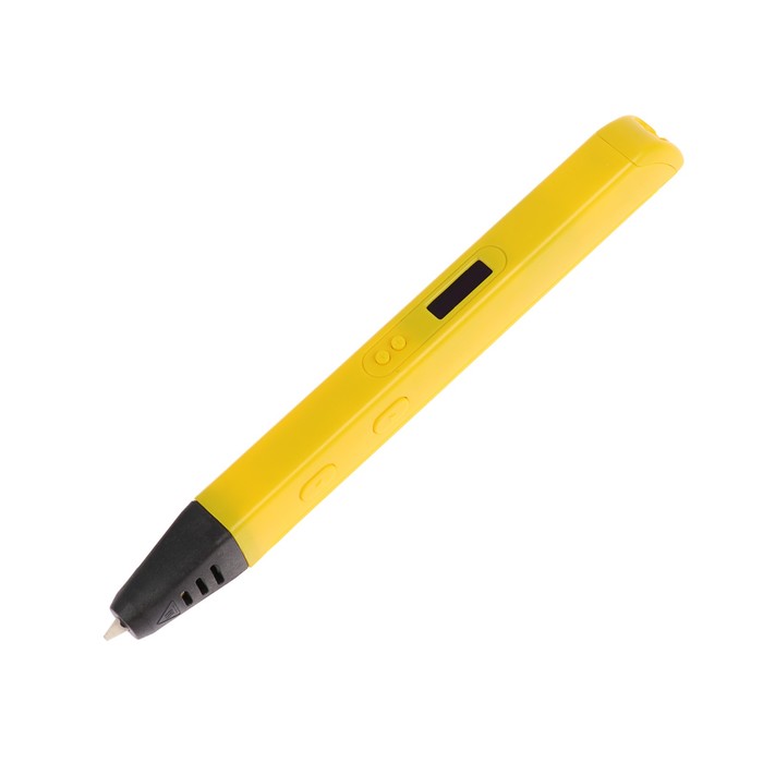 3D-ручка FUNTASTIQUE RP800A, ABS и PLA, с дисплеем, желтый (+ пластик, 3 цвета)
