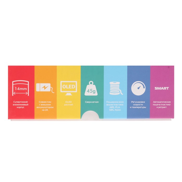 3D-ручка Funtastique NEO, ABS, PLA и SBS, с дисплеем, золотисто-розовый (+ пластик,3 цвета)