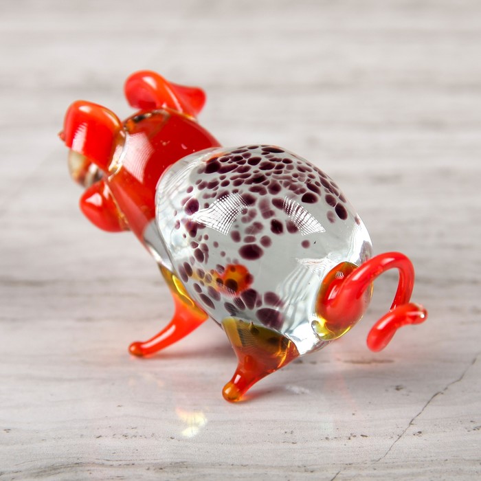 Сувенир из стекла миди "Свинка", микс, 7 х 3 х 3 см
