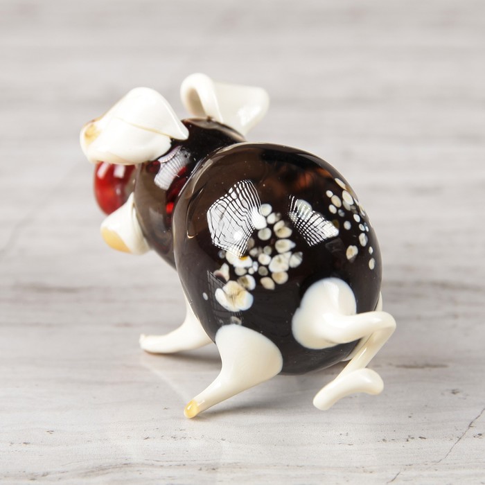 Сувенир из стекла миди "Свинка", микс, 7 х 3 х 3 см