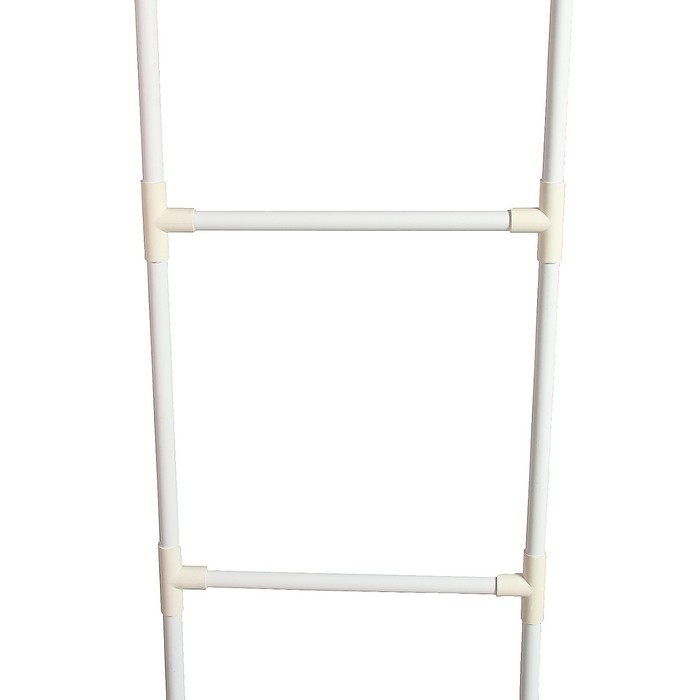 Арка садовая, разборная, 200 х 100 х 40 см, пластик, белая