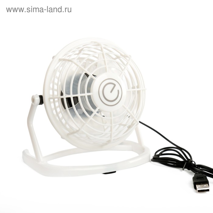 Вентилятор ENERGY EN-0604, настольный, 2.5 Вт, 1 скорость, пластик, белый