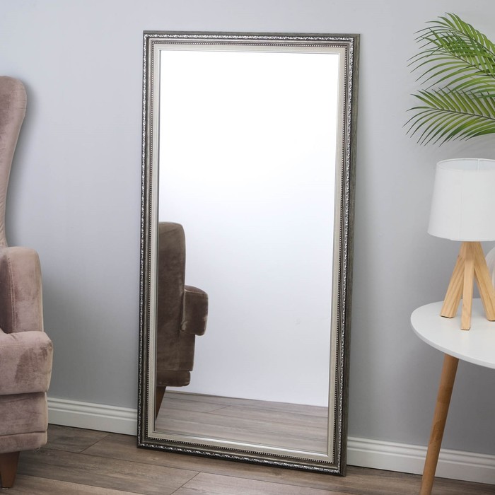 Зеркало настенное «Монако», серебро, 600х1100 мм