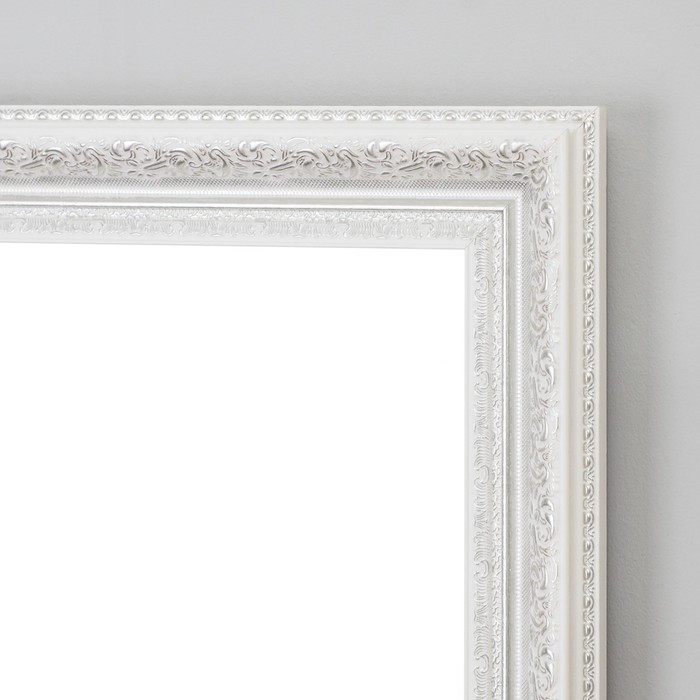 фото Зеркало настенное «верона», белое, 60×74 см, рама пластик, 60 мм