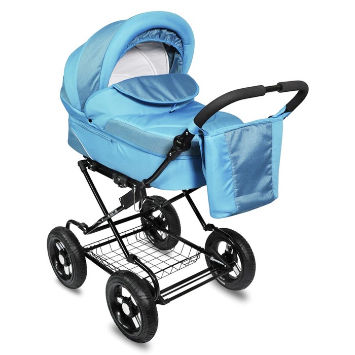 Коляска детская классическая «Лира», цвет бирюзовый