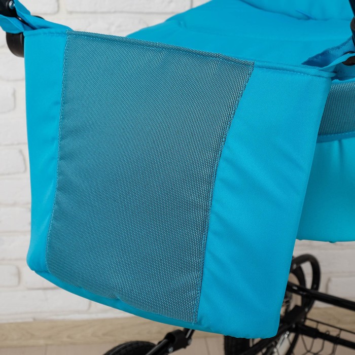 Коляска детская классическая «Лира», цвет бирюзовый