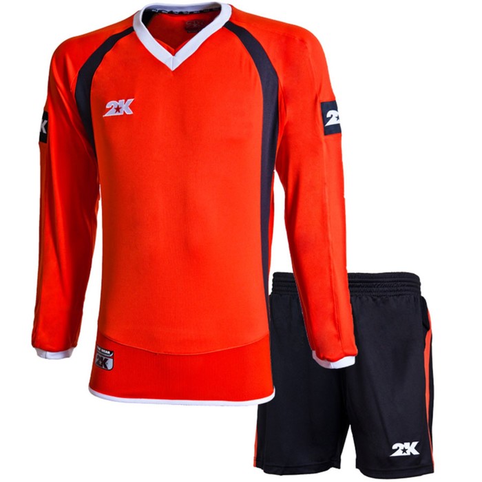 Комплект футбольной формы 2K Sport Fusion длинный рукав, red/navy, размер XL