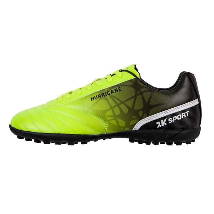 Футбольные бутсы 2K Sport Hurricane TF, lime/black, размер 39,5