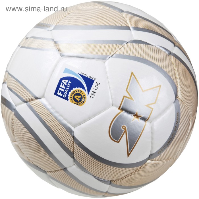 фото Мяч футбольный 2k sport parity gold fifa approved, white/gold/silver, размер 5 2к