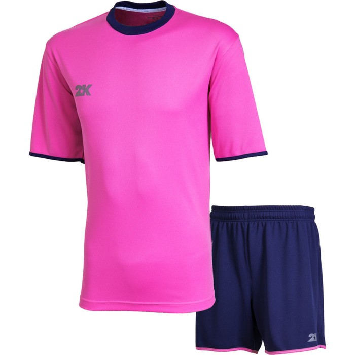 Комплект футбольной формы 2K Sport Futuro Classic, magenta/navy, размер XXXL