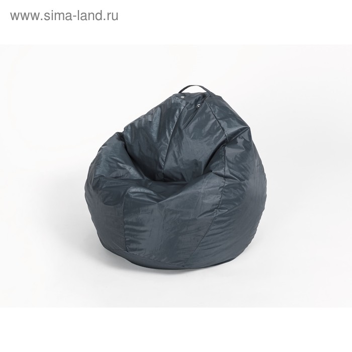 фото Кресло - мешок «груша» малая, ширина 60 см, высота 85 см, цвет сине - чёрный, плащёвка wowpuff