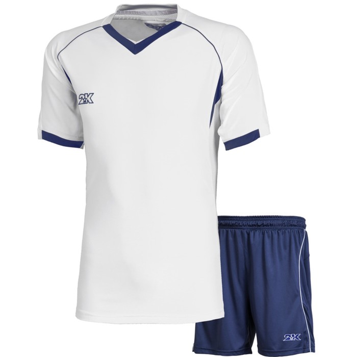 Комплект футбольной формы 2K Sport Agio, white/navy, размер XXXL