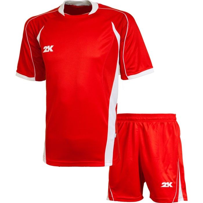 Комплект футбольной формы 2K Sport Forte, red/red/white, размер L