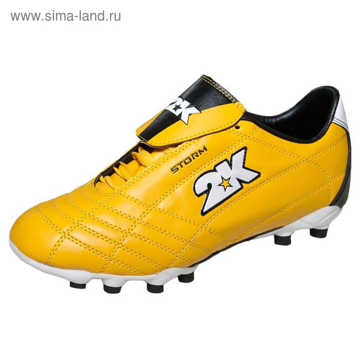 фото Футбольные бутсы 2k sport storm (13 шипов), yellow, размер 46,5 2к